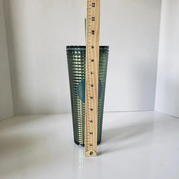 Starbucks 2022 Rainforest  Green Iridescent Cold Cup Tumbler Venti 24oz. - Picture 7 of 7